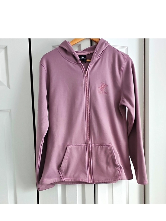 Beverly Hills Polo Club Jackets & Blazers - Beverly Hills Polo Club Girls Dusty Rose Zip Hoodie
